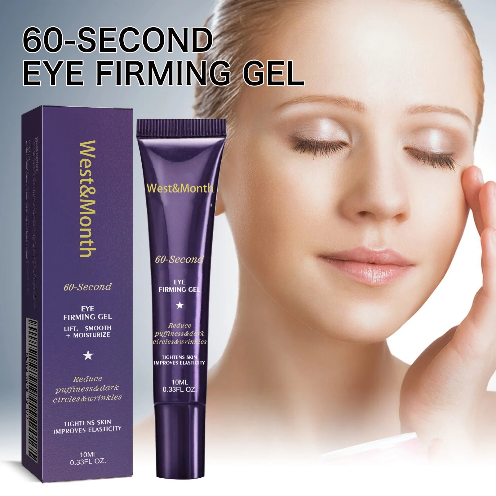 Firming Eye Gel Lighten Fine Lines Dark Circles Lifting Puffy Remover Eye Bags Anti-Puffiness Moisturizing Brightening Eye Care Oasis Select