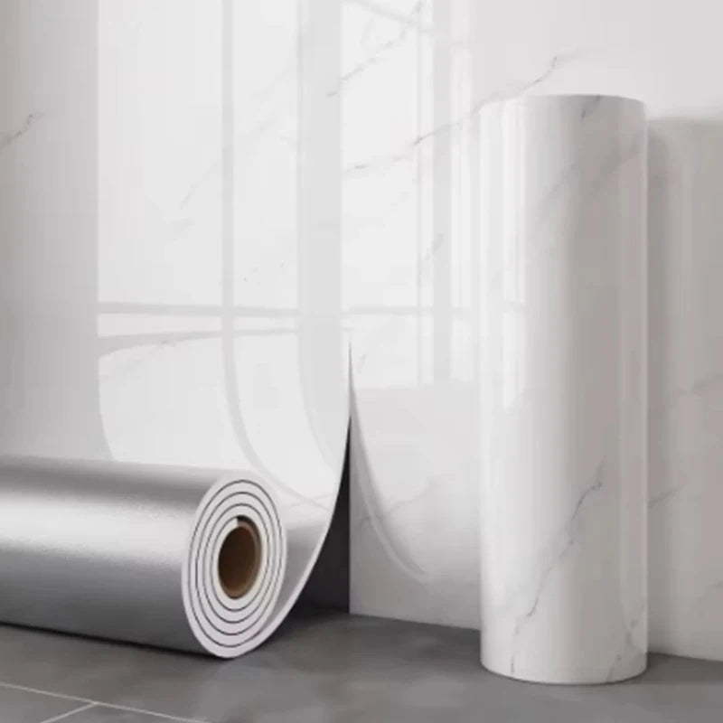 Imitation Ceramic Tile Self-Adhesive Wallpaper With Marble Pattern Thick Foam Waterproof Wall Sticker For Living Room Decoration Oasis Select xiangyabai 40cmX10m