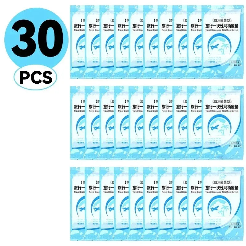 Toilet Seat Cover Toilet Lid for Bathroom Accessories Bowl Disposable Mat Protector Products Household Merchandises Home Garden Oasis Select 30PCS