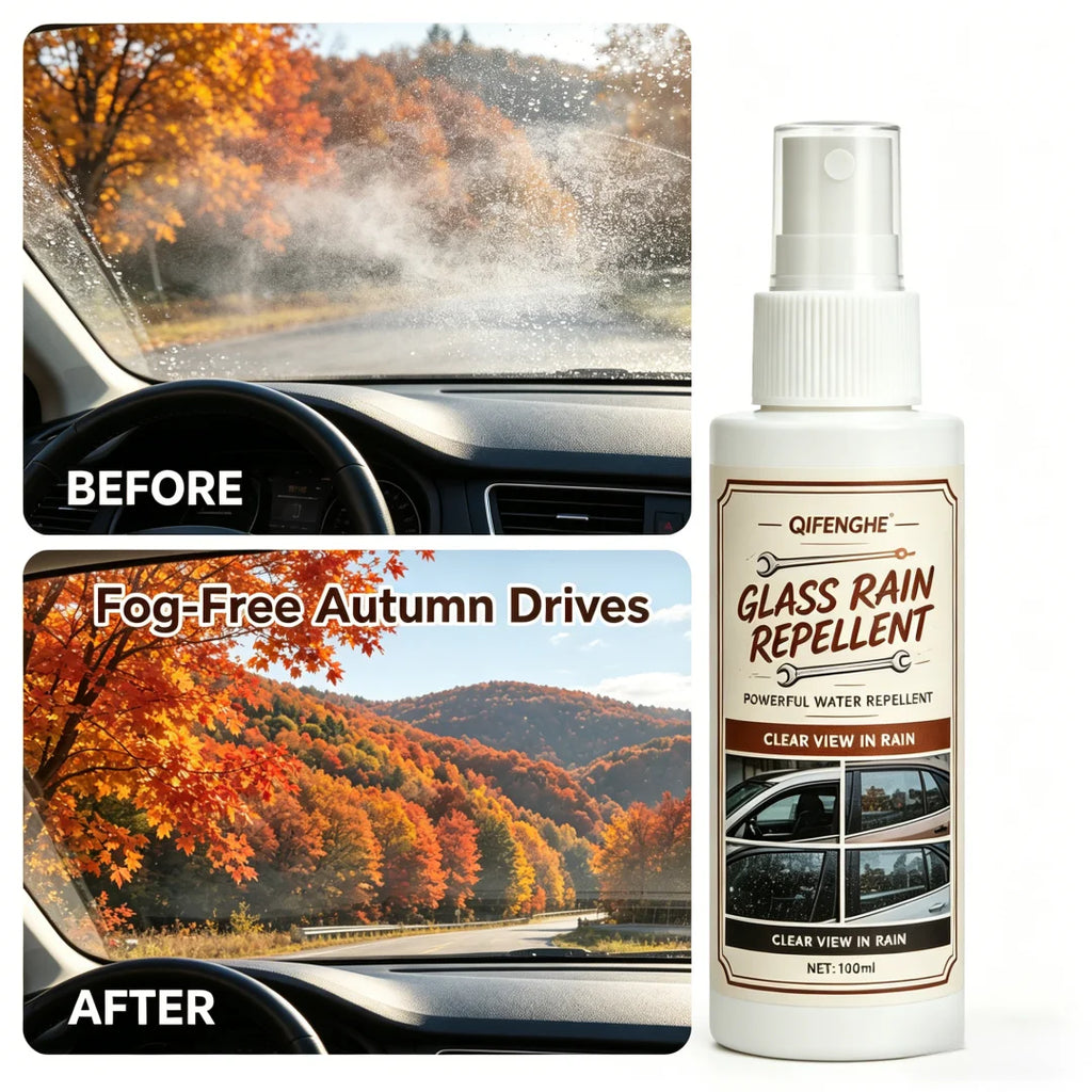 Glass Rain Repellent Spray for Car Windshield & Mirrors 100ml Glass Repellent Spray Oasis Select