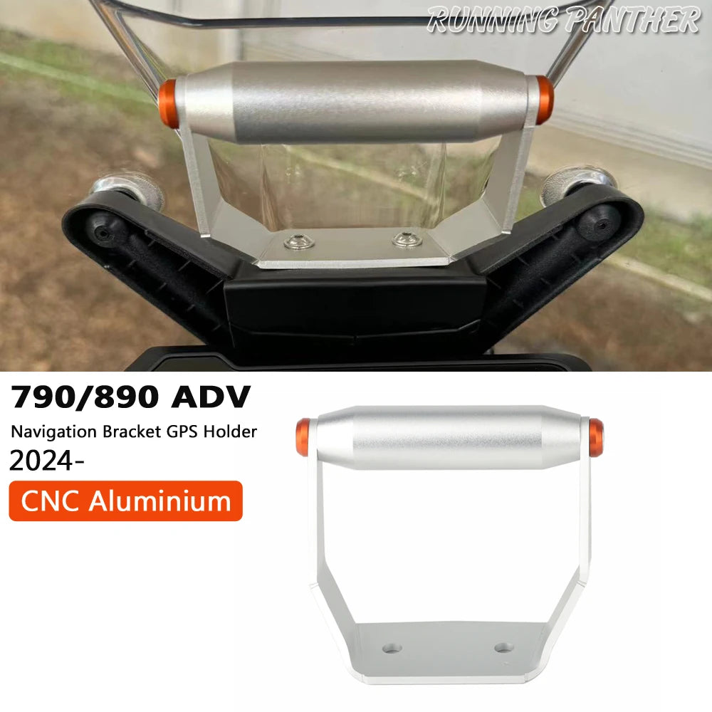 Phone & GPS Mount Bracket for KTM 790/890 ADV 2024+ | Wireless