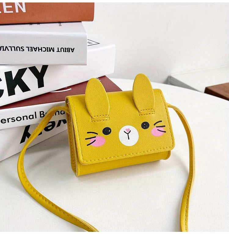 Children's Mini Handbags Hot Sale Princess Baby Girls PU Leather Small Shoulder Crossbody Bags Cute Kids Coin Purse Wallet Oasis Select yellow