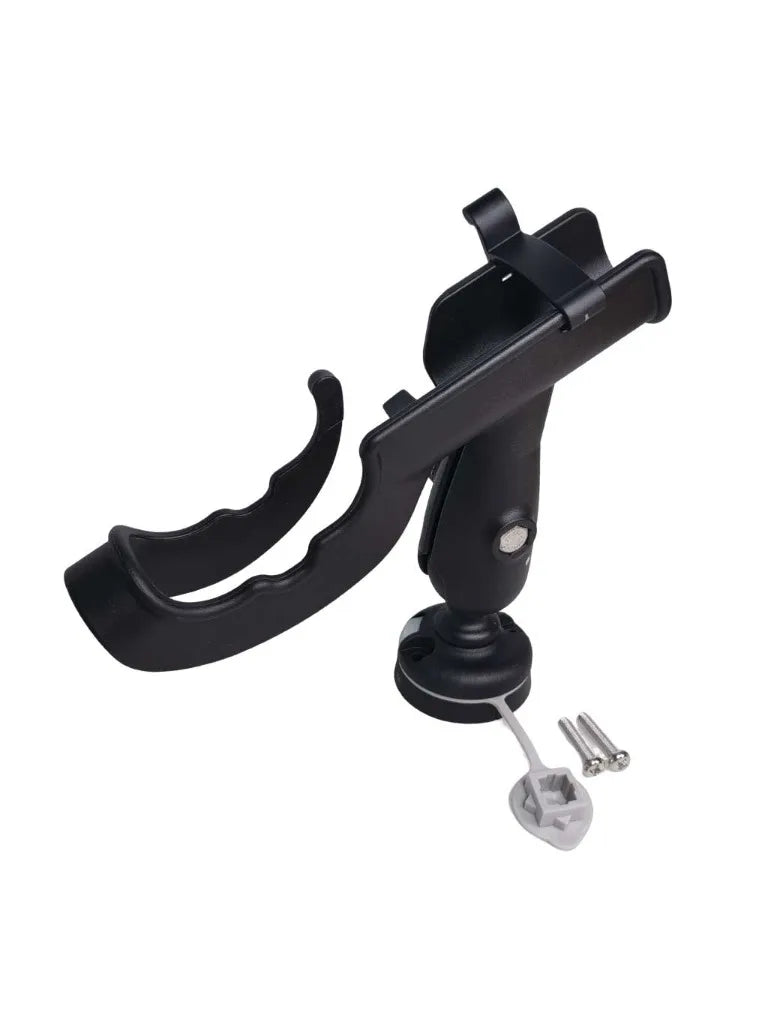 Plastic Canoe Kayak Fishing Rod Winder Rod Holder Support Tool Adjustable Bait Caster Rod Holder Oasis Select Round Base