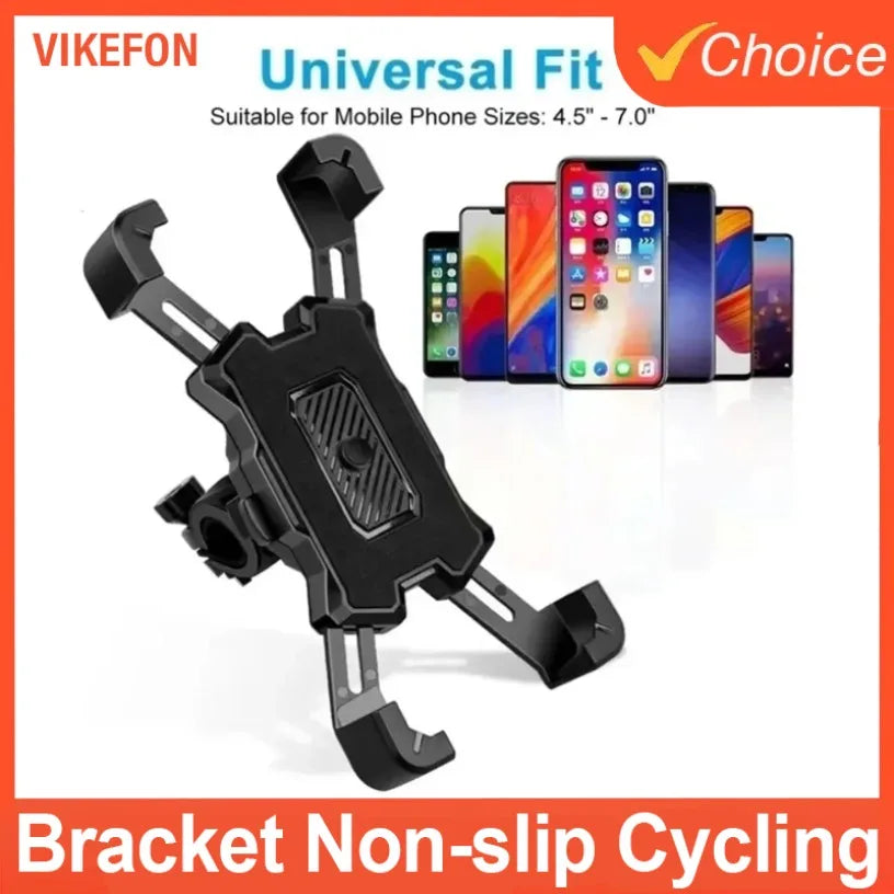 Bike Moto Rearview Mirror Handlebar Mount Stand 360° Rotatable Bicycle Phone Holder for iPhone Xiaomi Bracket Non-slip Cycling Oasis Select
