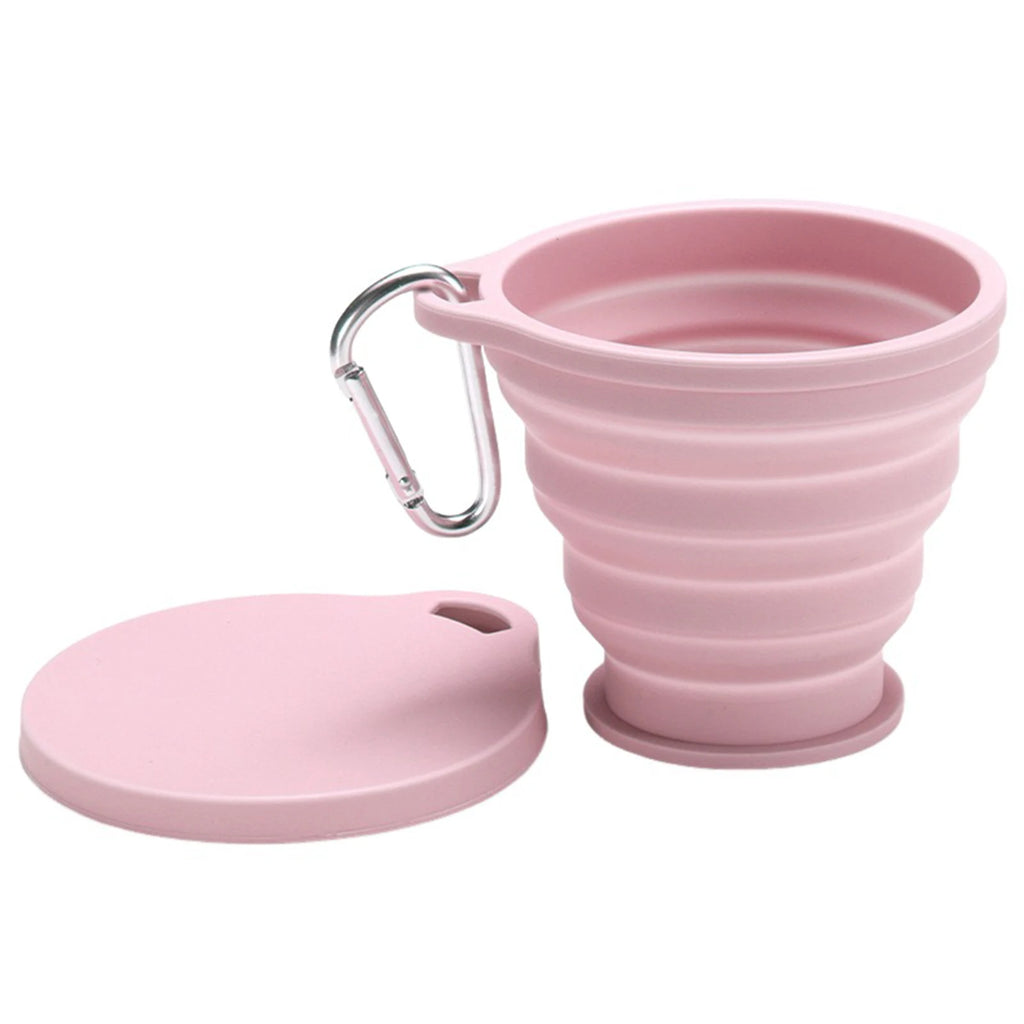 BPA-Free Foldable Silicone Water Cup | Collapsible Travel Cup