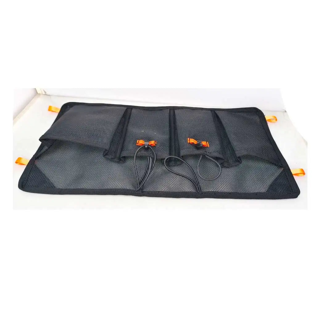 Kayak Anti UV Mesh Storage Bag Attaches to Kayak Seat Canoe Tool Organizer Bag Multi-Pocket Tackle Pouch Oasis Select