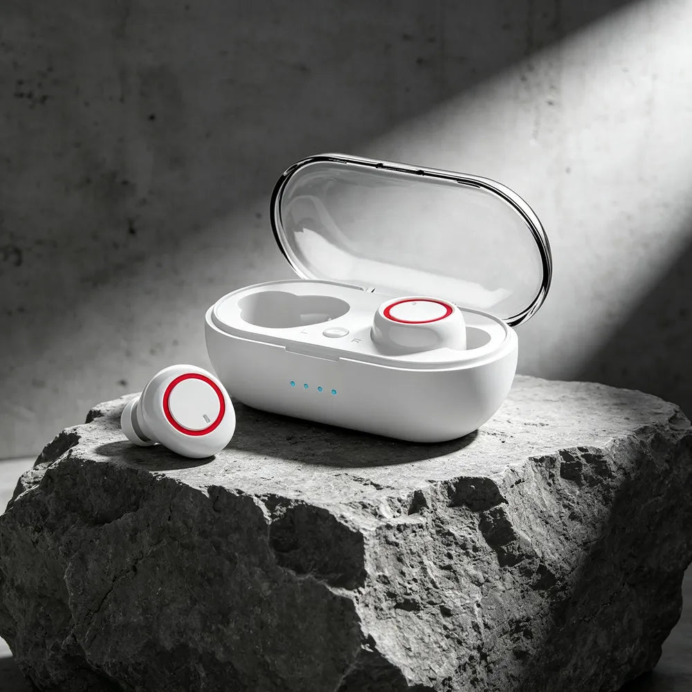 New TWS Bluetooth Earphones Wireless Headset Deep Bass Earbuds True Wireless Stereo Headphones Sport Earphones Oasis Select