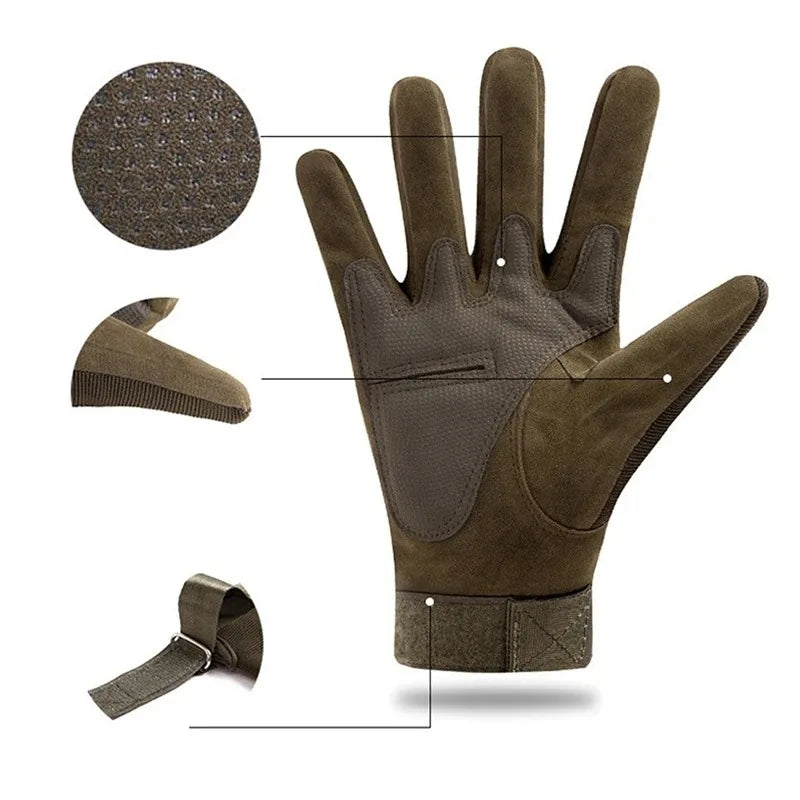 Full Finger Tactical Gloves – Cycling, Climbing & Outdoor Sports