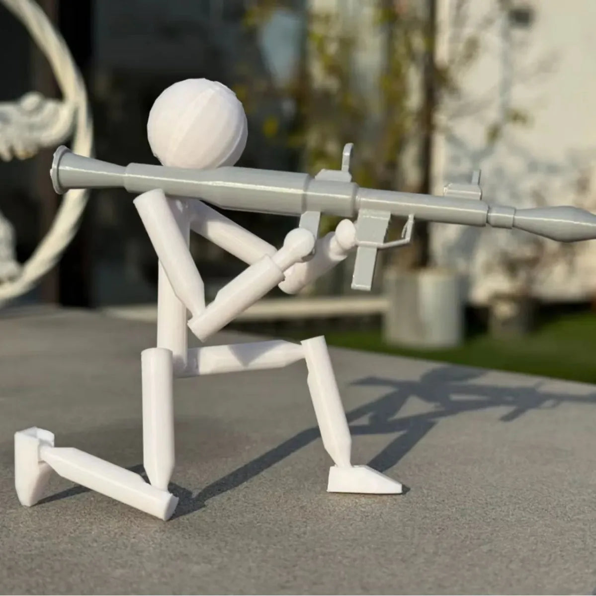 Articulated Posable Stick Figure Creative Multi-Style Movable Joint Figurine Home Office Desktop Decor Ornament Idear Gift Oasis Select