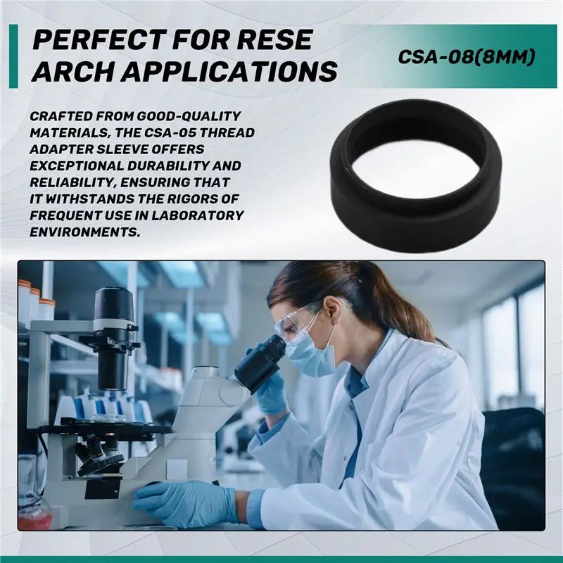 LIKE WISH CSA-08 C-Mount Thread Adapter Sleeve (8Mm) For CCD Camera Lens In Optical Research Oasis Select