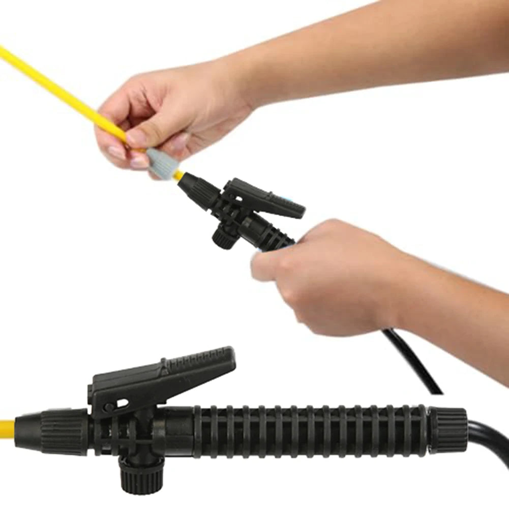 Black Plastic Trigger Handle Assembly For Standard Pressure Sprayer Garden Watering Tool Replacement Part 17cm Oasis Select