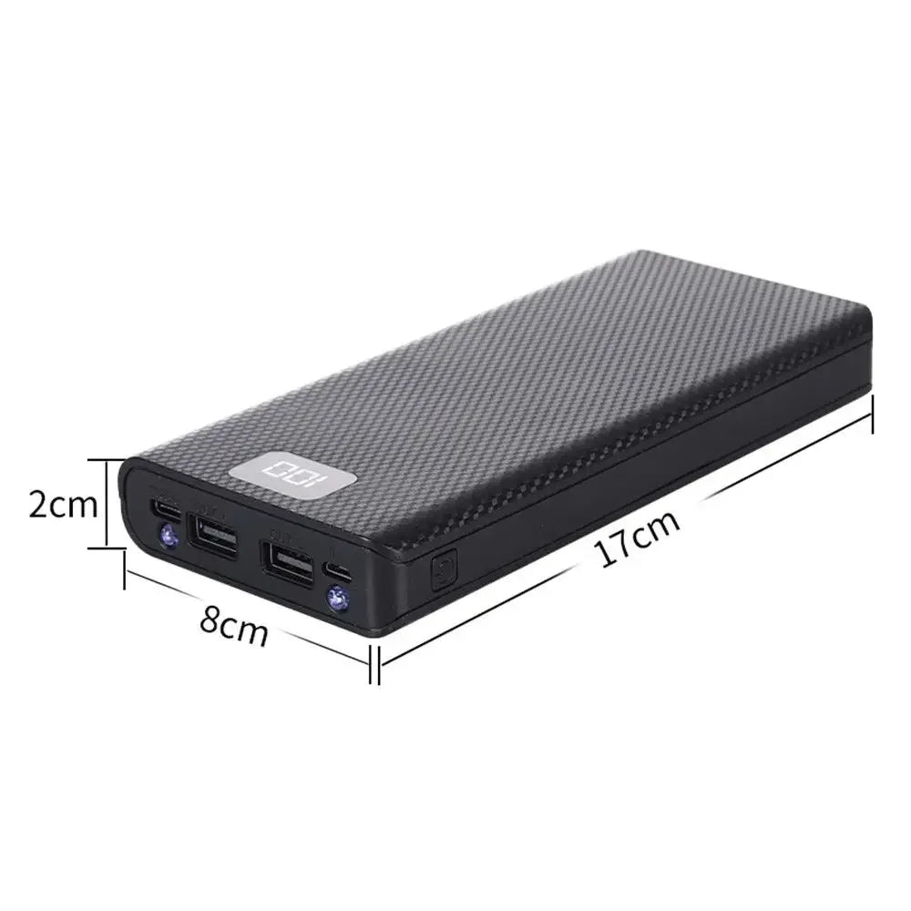 Box 8x18650 Battery Power Bank Holder Charger Box Battery Charger Box Power Bank Shell Battery Storage Boxes Power Bank Case Oasis Select
