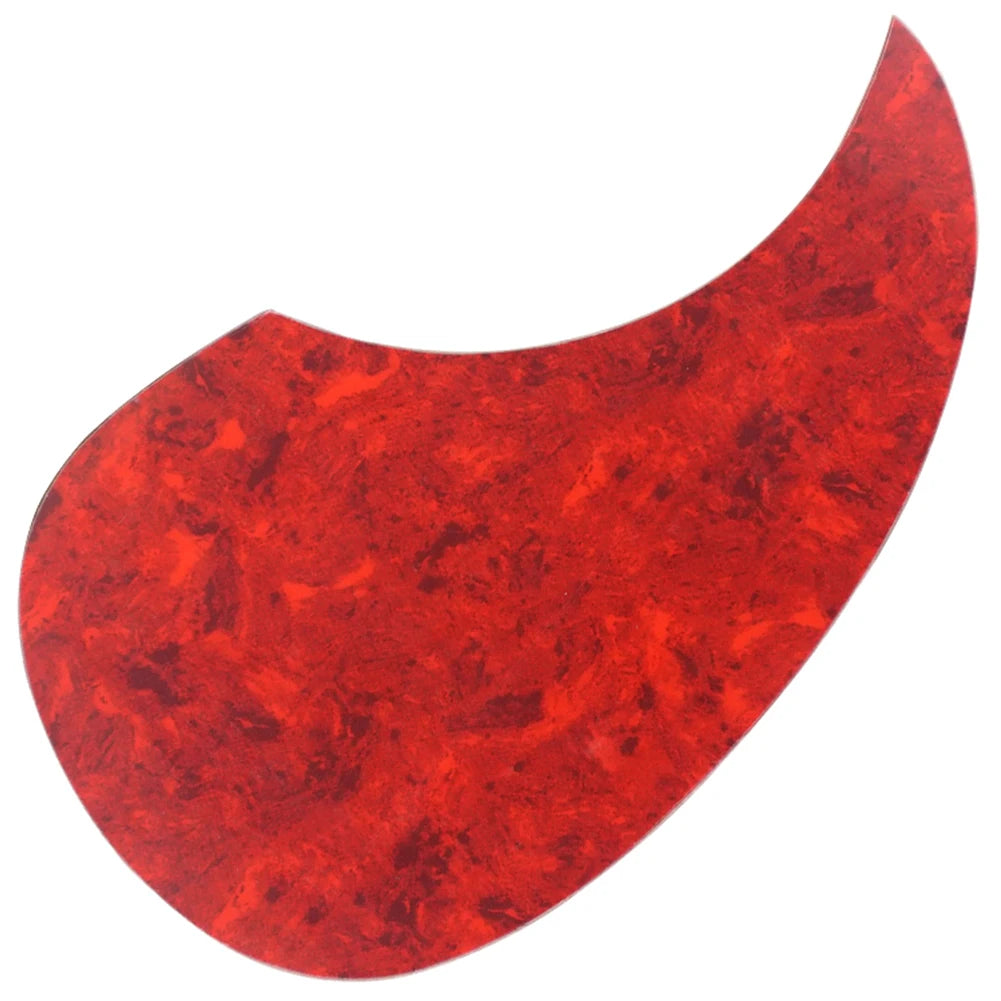 Guitar Guard Guitar Pickguard Musical Instruments Pickguards Parts Water Drop Shape 40 41 Inch Acoustic Guitar Oasis Select Red pearl