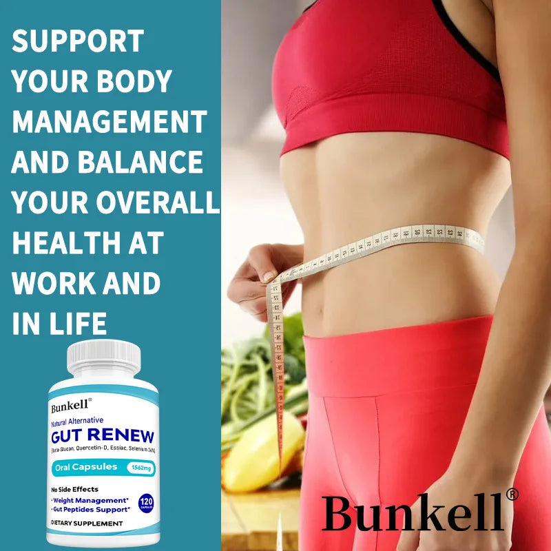 Bunkell Gut Health Supplement – Probiotic, Liver Detox & Immune Support Probiotic Supplement Oasis Select