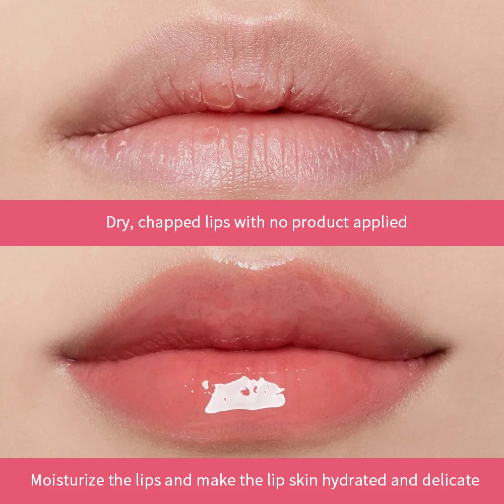 Moisturizing Lip Oil Gloss Plumping Long Lasting Transparent Lipstick Tint Oil Woman Makeup Cosmetics Natural Glossy Lips Care Oasis Select