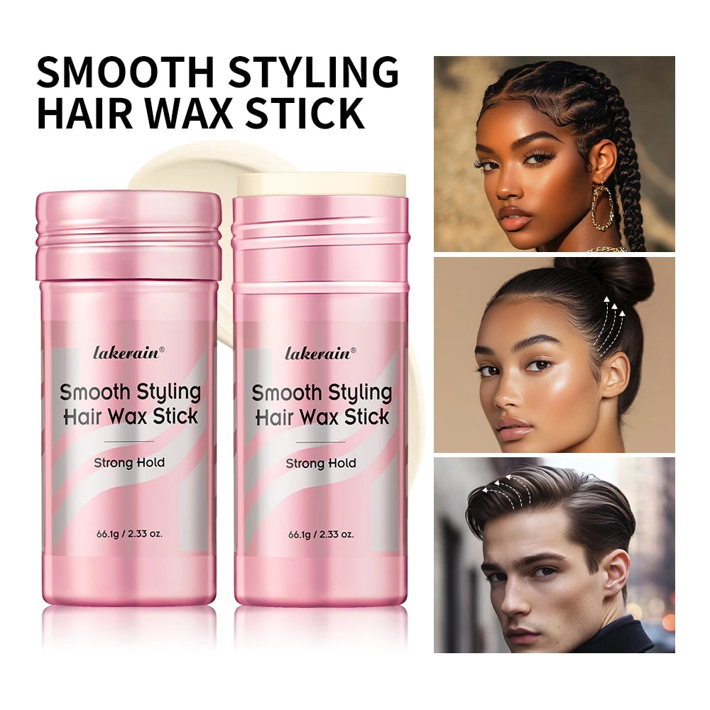 Hair Styling Wax for Women Anti Frizz Smoothing Professional Pomade Hair Mud Control Messy Hairs Wax Rod Oasis Select 2pcs