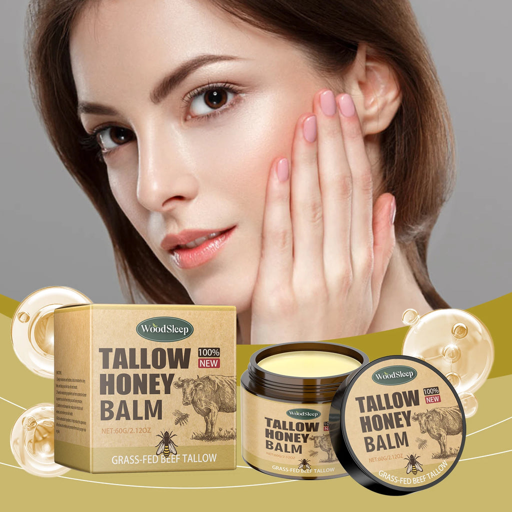 WOODSLEEP Beef Tallow & Honey Moisturizer Cream – Face & Body Face & Body Cream Oasis Select