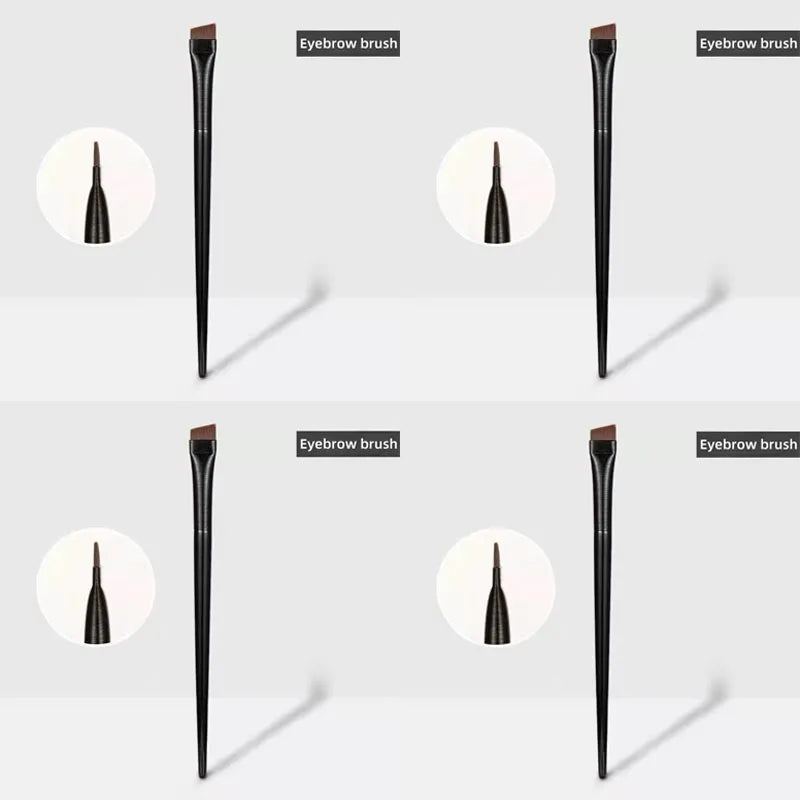 1/2/3/4/5pcs Blade Makeup Brushes Eyebrow Eyeline Brush Angled Flat Finer Cosmetic Brush Professional Liner Brow Make Up Tool Oasis Select 4pcs A
