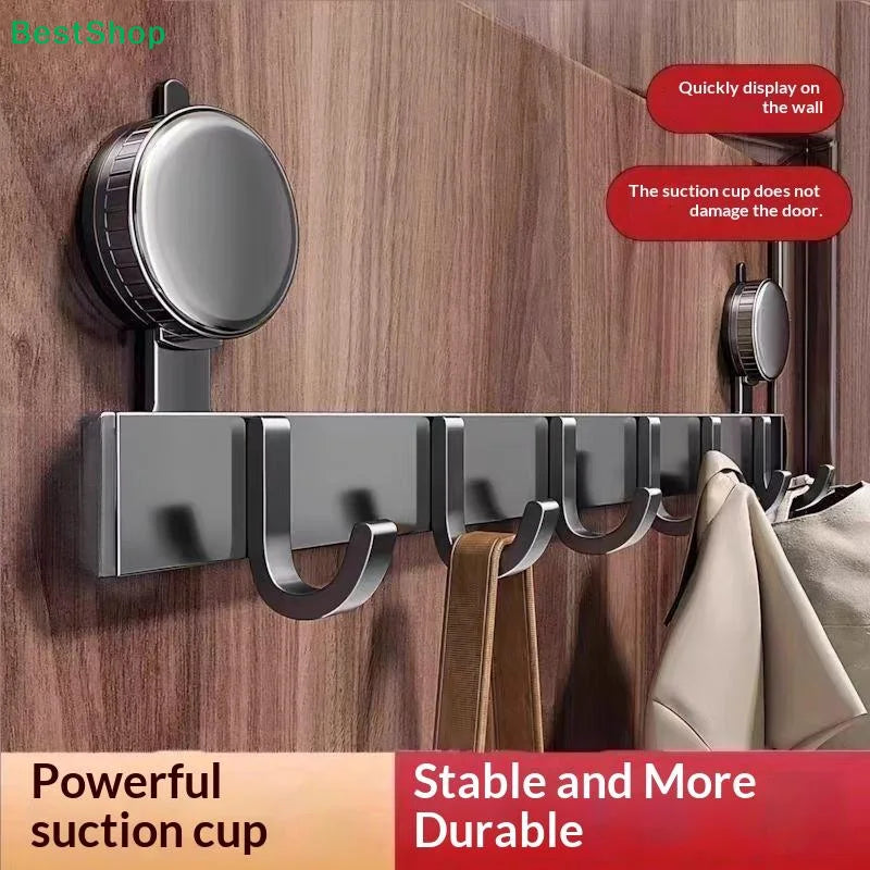 No-Drill Vacuum Suction Cup Coat Hook – Removable & Reusable