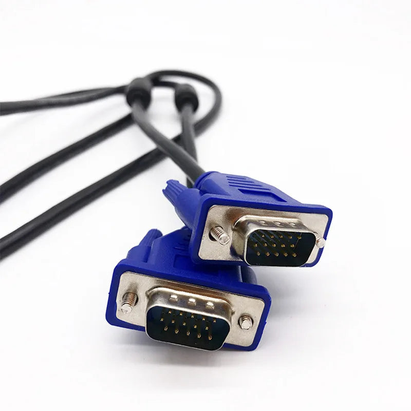3m 1.5m 0.5m VGA Cable 15 Pin Vga Male To Male Female Cables Cord Wire Copper Core for PC Computer Monitor Projector VGA Cable Oasis Select VGA Male to Male 1.5m