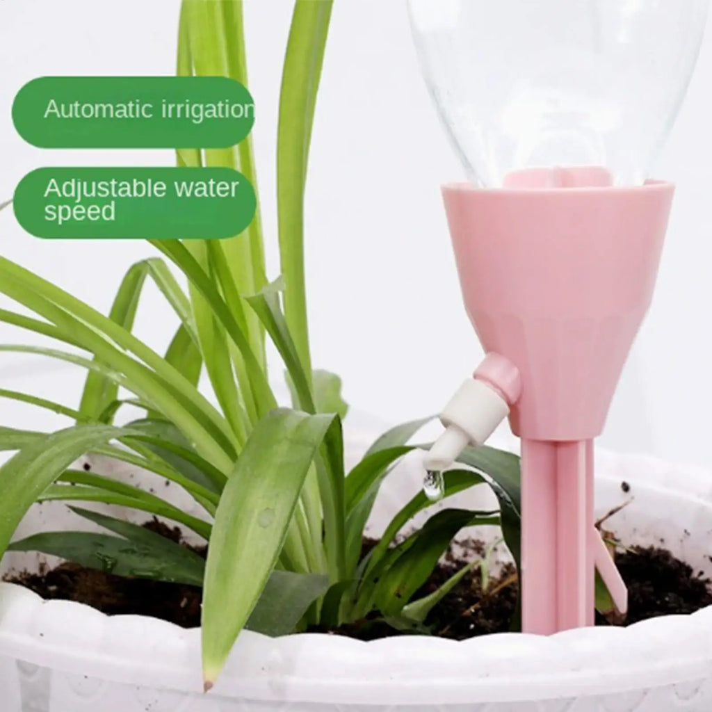 3/6Pcs Adjustable Drip Irrigation System Automatic Self Watering Spikes For Plants Indoor Outdoor Potted Plants Irrigation Oasis Select