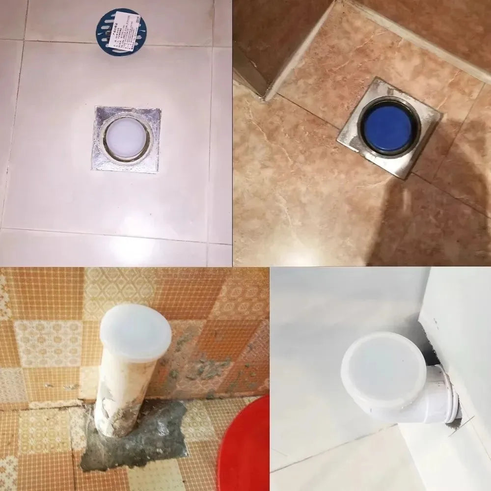 Silicone Sewer Pipe Sealing Ring Anti Odor Conical Shape Water Pipe Plug Anti-clogging Sewer Seal Hole Sealing Plugs Oasis Select