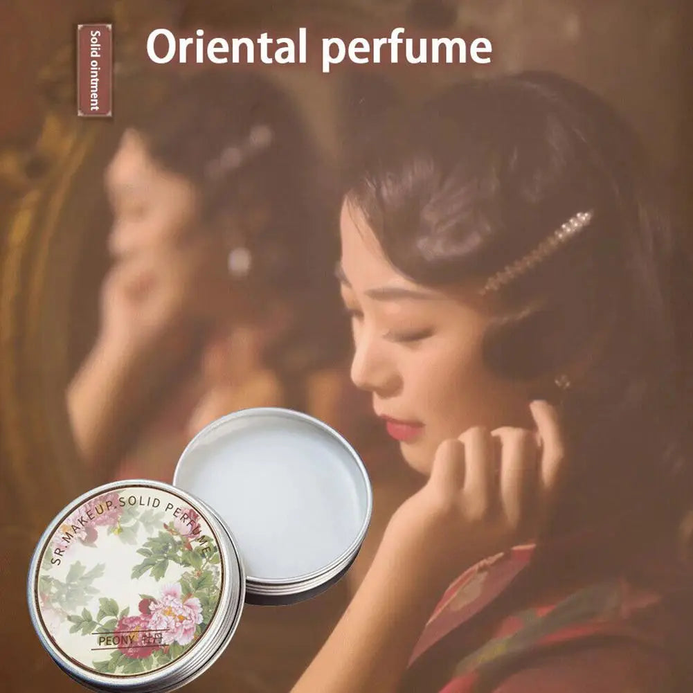 Lavender Solid Perfume for Women Portable Fresh Elegant Long-Lasting Body Balm Cream Plant Flower Aroma Deodorant Oasis Select