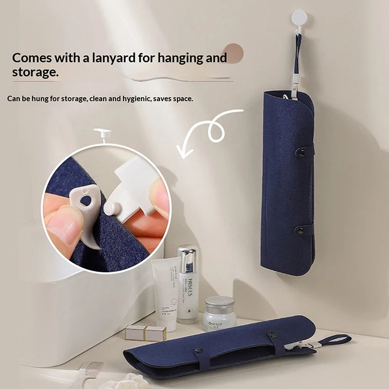 SU Hair Curling Iron Storage Bag Travel Felt Hair Straightener Storage Bag Flat Iron Organizer Pouch Curling Iron Insulation Mat Oasis Select
