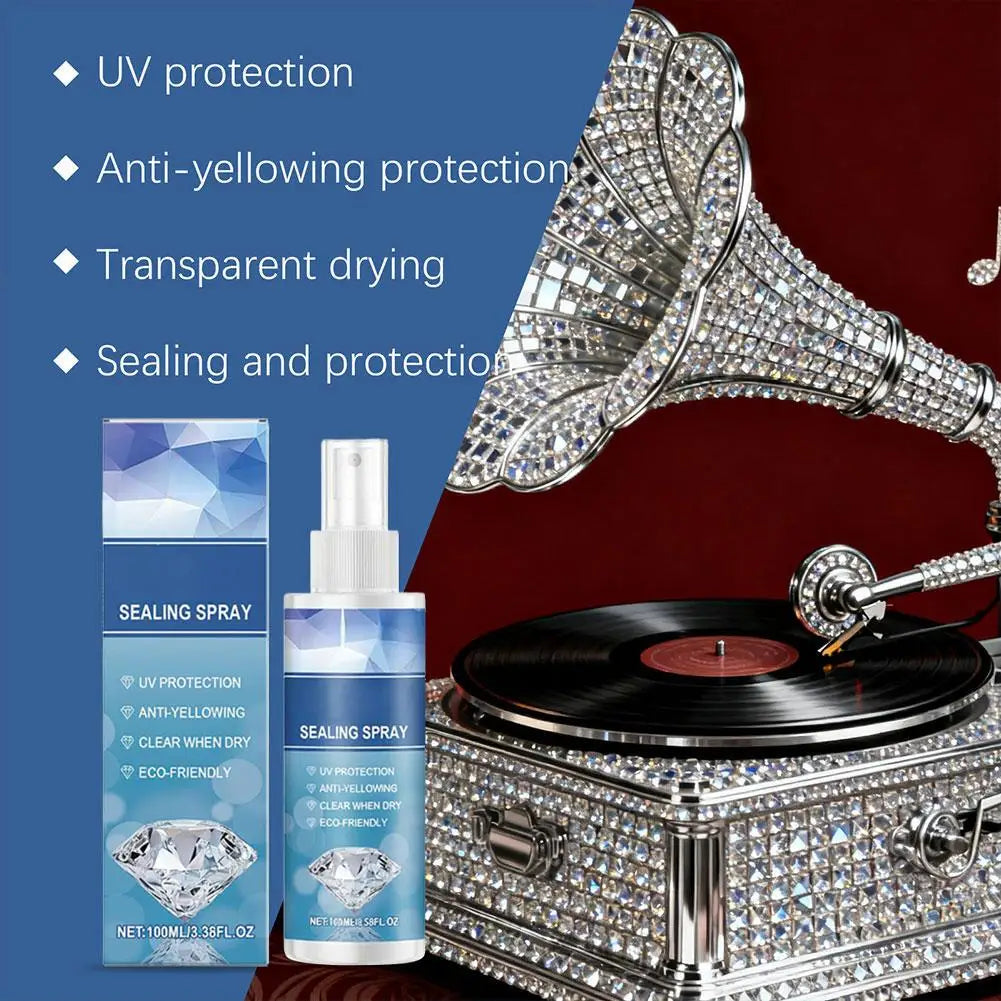 Premium 100ml Stone Art Sealer Spray, Fast Dry Clear Protective Sealant for Painted Stones, Diamond Painting & DIY Crafts Sealer Oasis Select