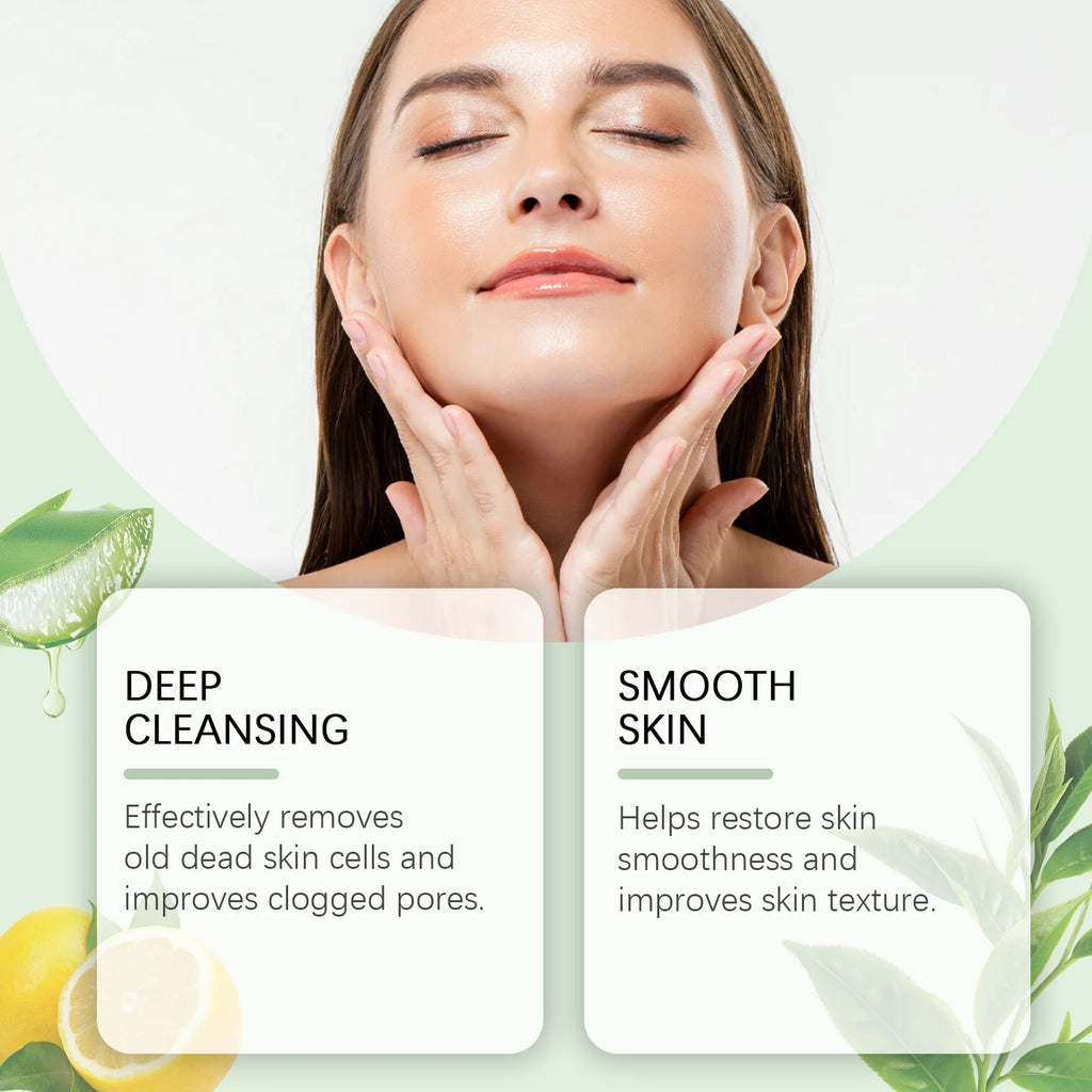 Purify Exfoliating Gel To Improve Dullness, Dryness, Deep Cleansing Pores, Brightening and Firming Oasis Select
