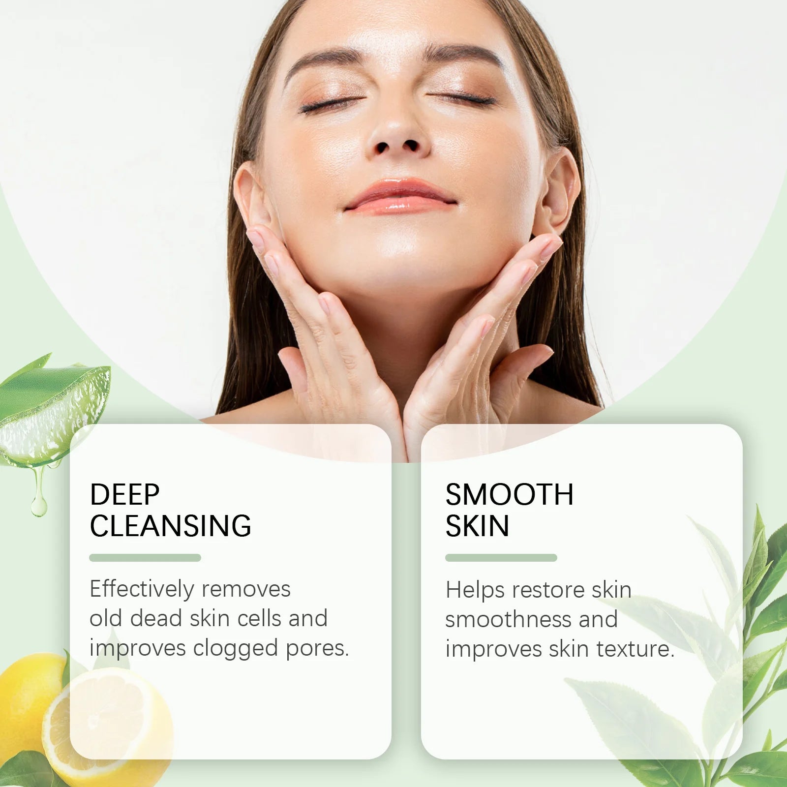 Purify Exfoliating Gel To Improve Dullness, Dryness, Deep Cleansing Pores, Brightening and Firming Oasis Select