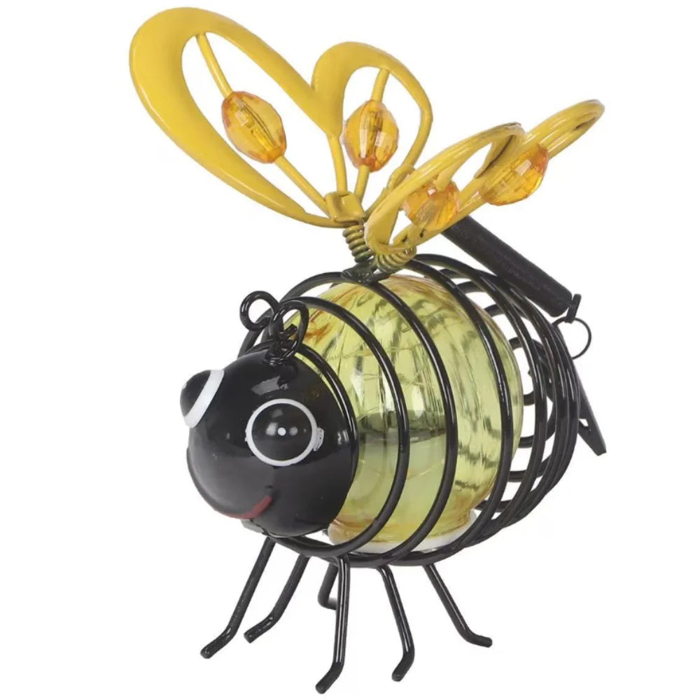 Solar Hanging Bee Light – LED Outdoor Garden Décor, 3 Colors