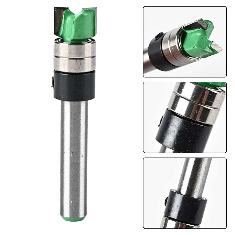 Double-Bearing Trimming Milling Cutter Steel Blade For Precise Grooving Woodworking Milling Cutters Oasis Select