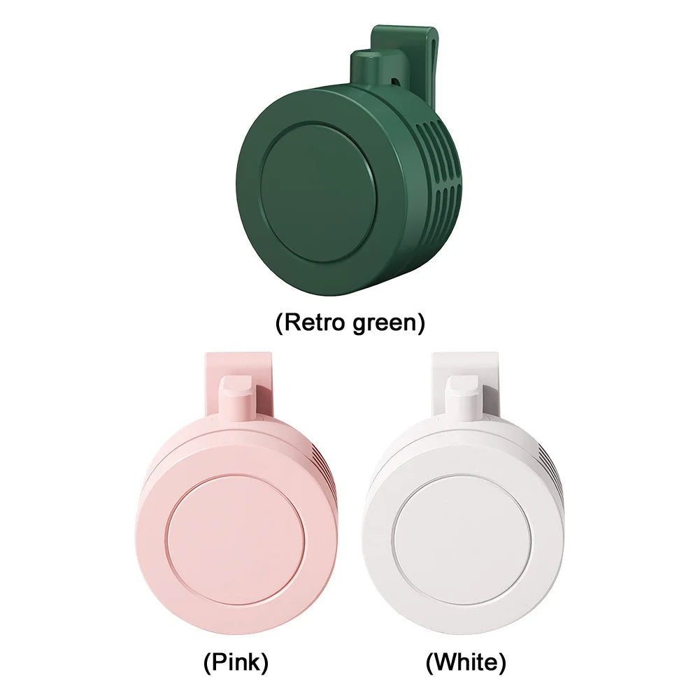 Mini Clip Fan with 3 Speeds Portable Fan Wearable Personal Body Fan for Outdoor Work Hiking Travel Oasis Select