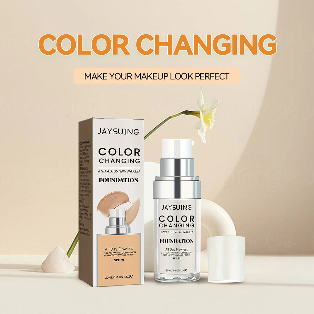 Jaysuing Full Coverage Waterproof Liquid Foundation 30ml