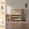Cabinet household door against the wall large capacity entrance entrance entrance integrated solid wood storage shoe rack Oasis Select Five floors 70