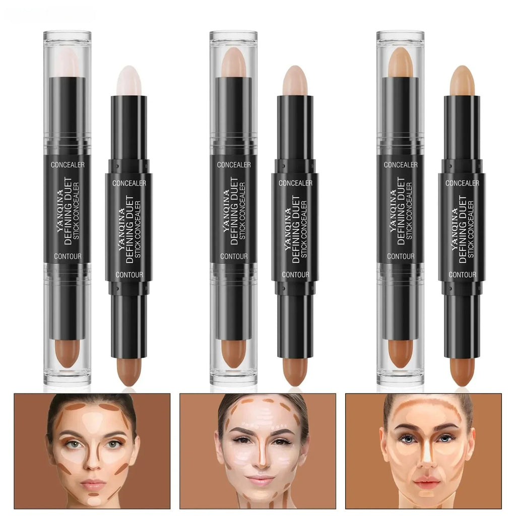 BIOAOUA Double-Head Contour & Concealer Stick | Long-Lasting