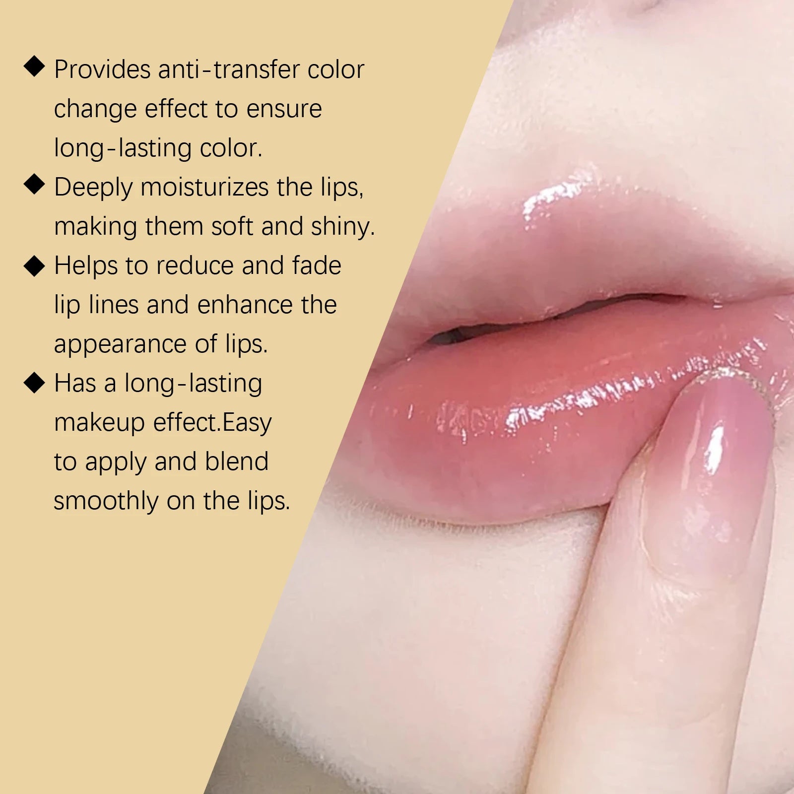 Jaysuing Color Changing Glitter Jelly Lip Balm – Hydrating Gloss Glitter Lip Balm Oasis Select