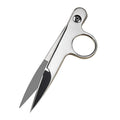Sewing Scissors For Fabric Profession Stainless Steel Thread Scissors Embroidery Food Meat Ceramic Scissors Yarn Shears Tools Oasis Select Silvery-1Pc