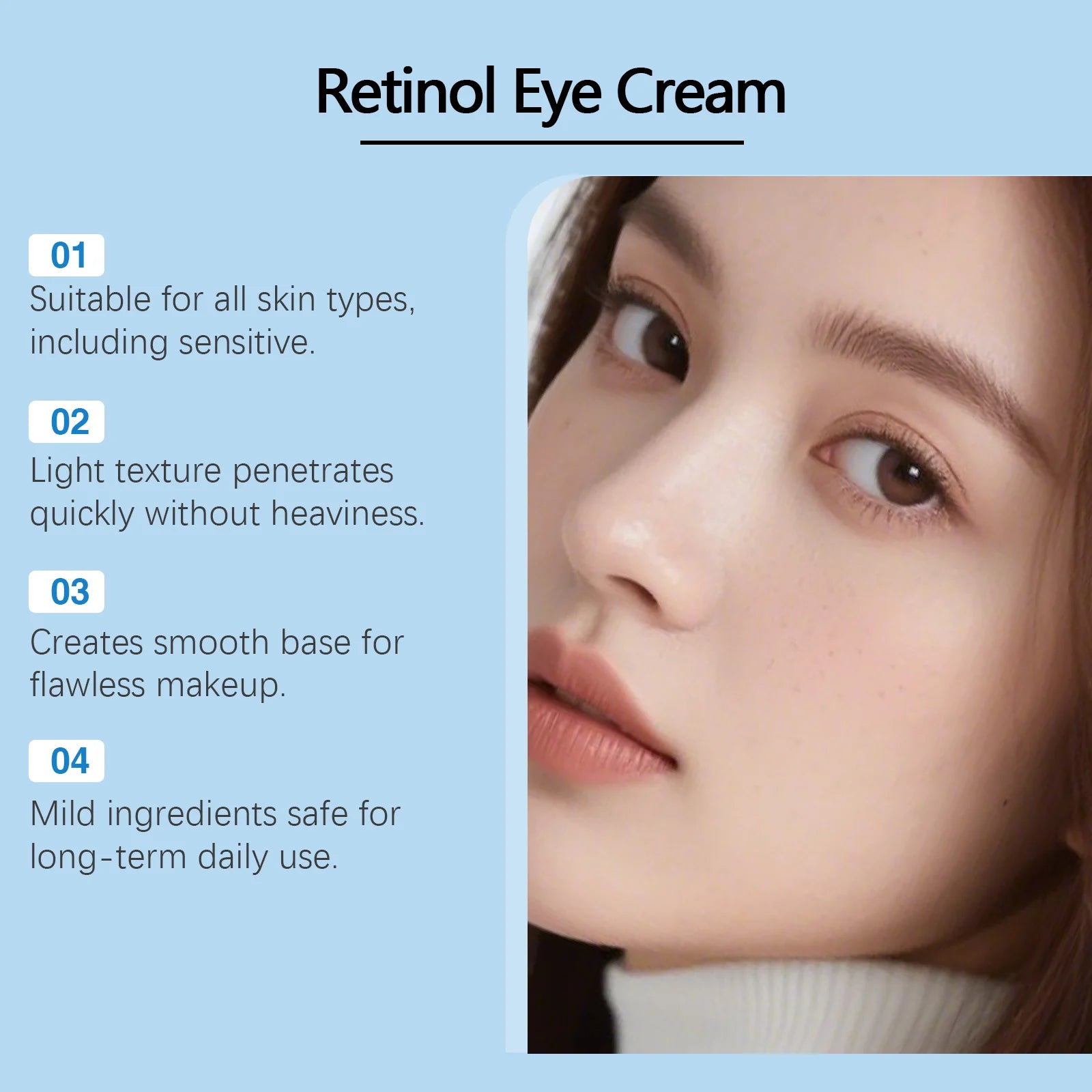 Caffeine Eye Cream for Dark Circles & Puffiness Anti-Aging Under Eye Treatment Cream Moisturizing Reduce Wrinkles Eye Care Oasis Select