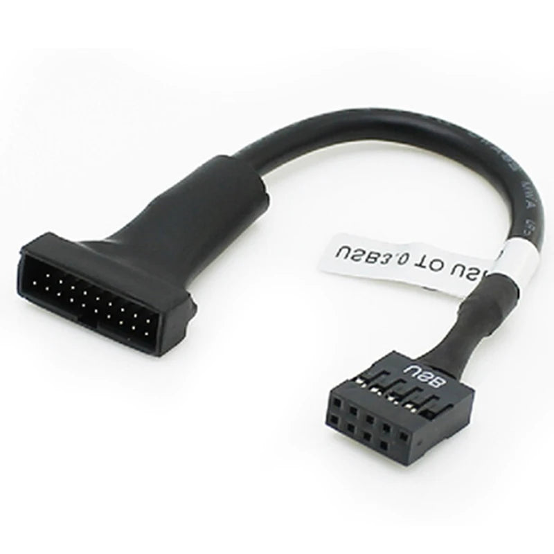 1pc Motherboard Header Adapter Cord High Quality 19/20 Pin USB 3.0 Female To 9 Pin USB 2.0 Male Oasis Select A