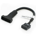 1pc Motherboard Header Adapter Cord High Quality 19/20 Pin USB 3.0 Female To 9 Pin USB 2.0 Male Oasis Select A