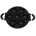 7-Hole Non-Stick Aluminum Cake & Egg Pan – Takoyaki Mold Non-Stick Cooking Pan Oasis Select black