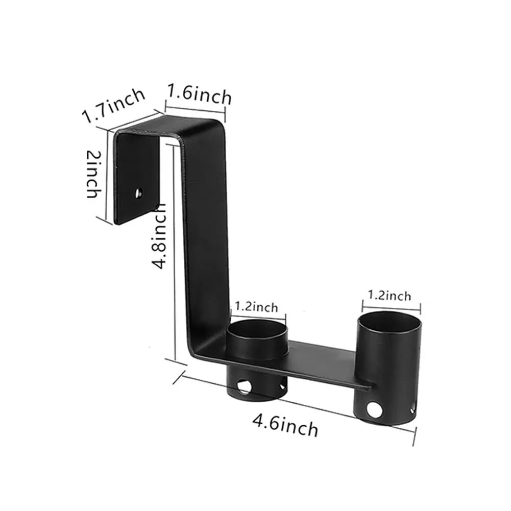 2-Pack Metal Pool Fence Hooks – Pool Tool Organizer Hangers Pool Tool Organizer Oasis Select