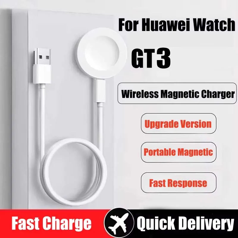 Huawei Watch USB Fast Charger GT5 Pro GT4 GT3 Watch4 Replacement Smartwatch Charger Cable Oasis Select