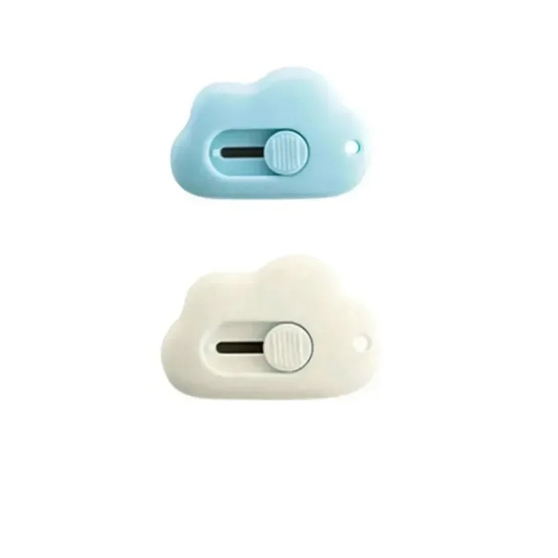 Cute Rabbit Cloud Color Mini Portable Practical Knife Paper Cutting Machine Paper Cutting Machine Razor Blade Office Stationery Oasis Select 2pcs mixed 1