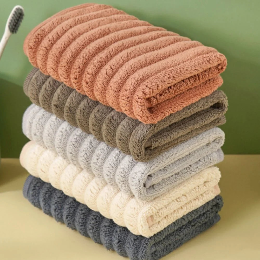 6-Pack Coral Fleece Hand Towels – Quick Dry & Absorbent