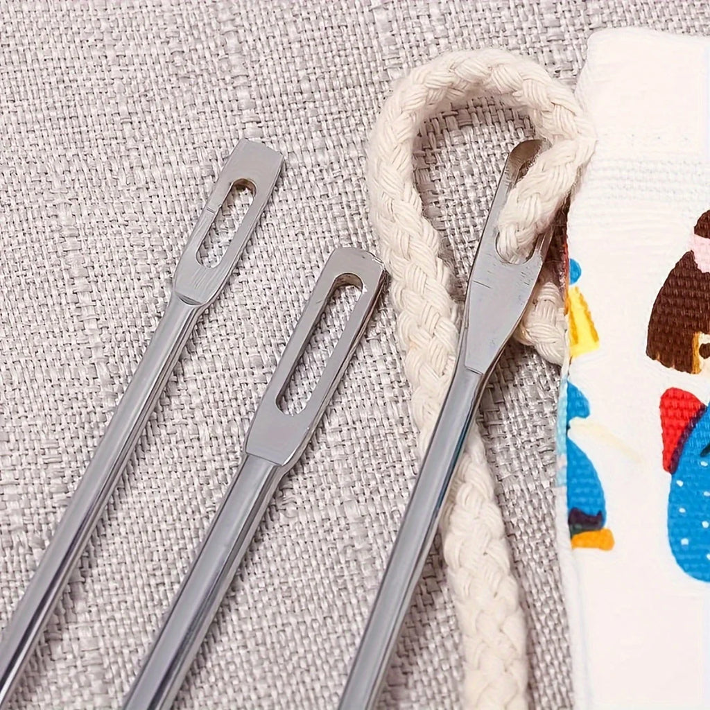 Elastics Sewing Accessories DIY tool Elastic Cord Rope Threader Clip Sewing Loop Kit Loop Turner Hook Flexible Drawstring Thread Oasis Select
