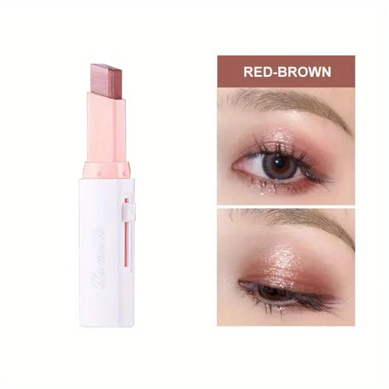 Two-Color Gradient Eye Shadow Stick – Long-Lasting 3D Look