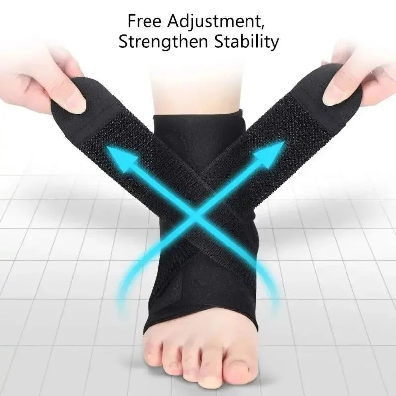Wrapped Adjustable Ankle Protection Fitness Basketball Mountaineering Ankle Protection Cover Breathable Pressure Strap Oasis Select